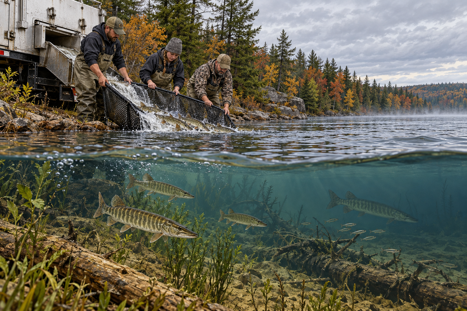Illustration for A Thousand Fingerlings Are Not a Thousand Muskies